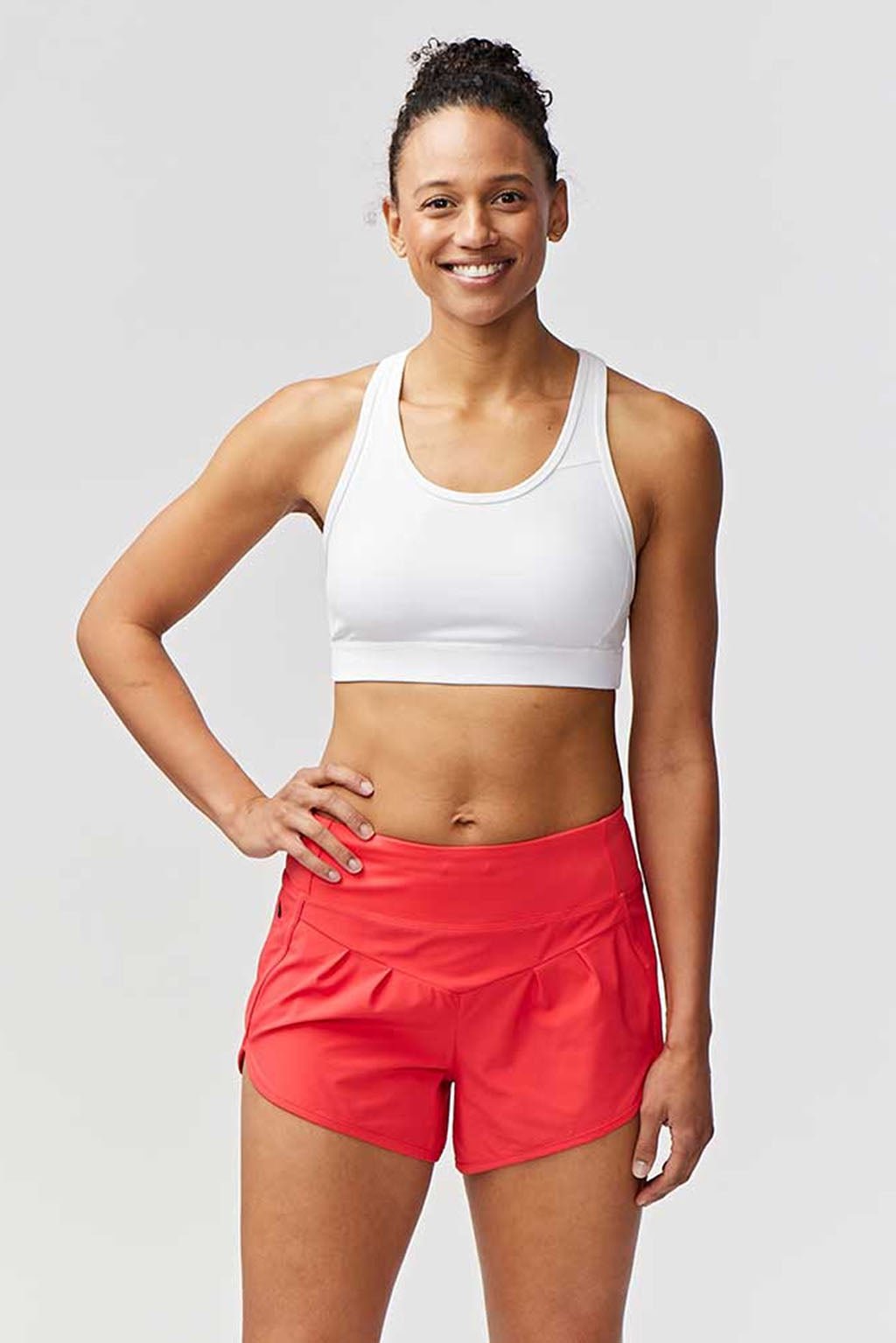 Sheva Women's High Rise Running Shorts - The Coin Has A Say
