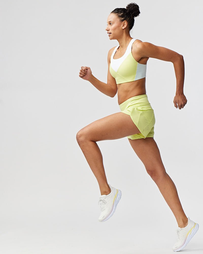 Sheva Women's High Rise Running Shorts - The Coin Has A Say