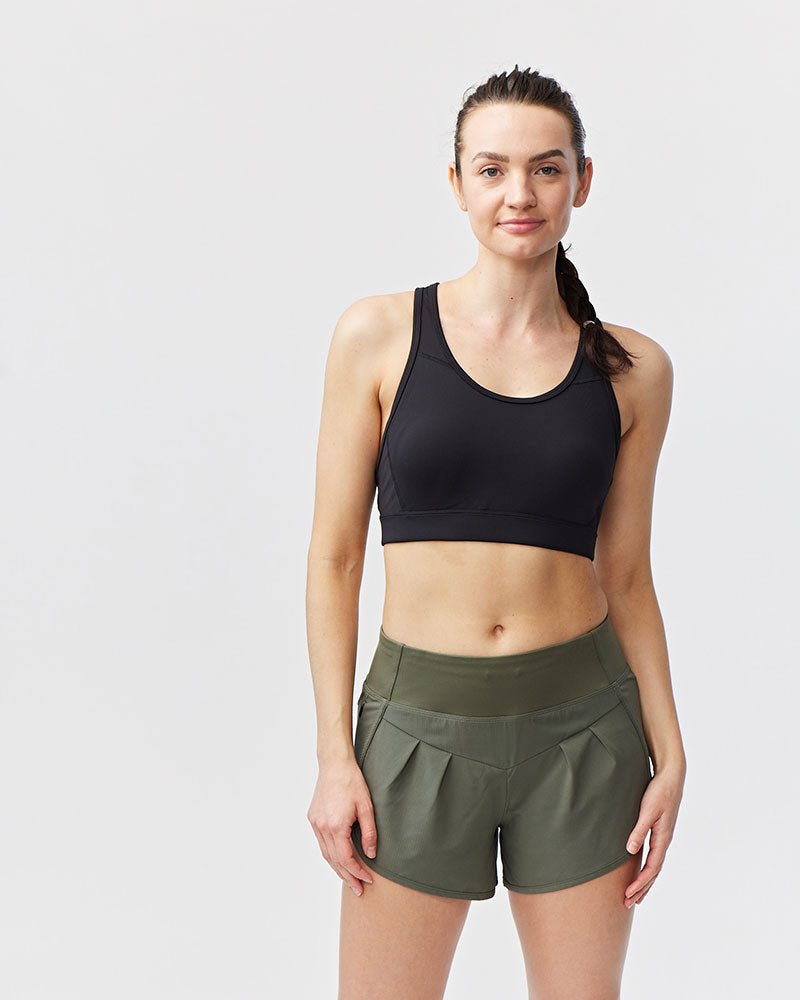 Sheva Women's High Rise Running Shorts - The Coin Has A Say