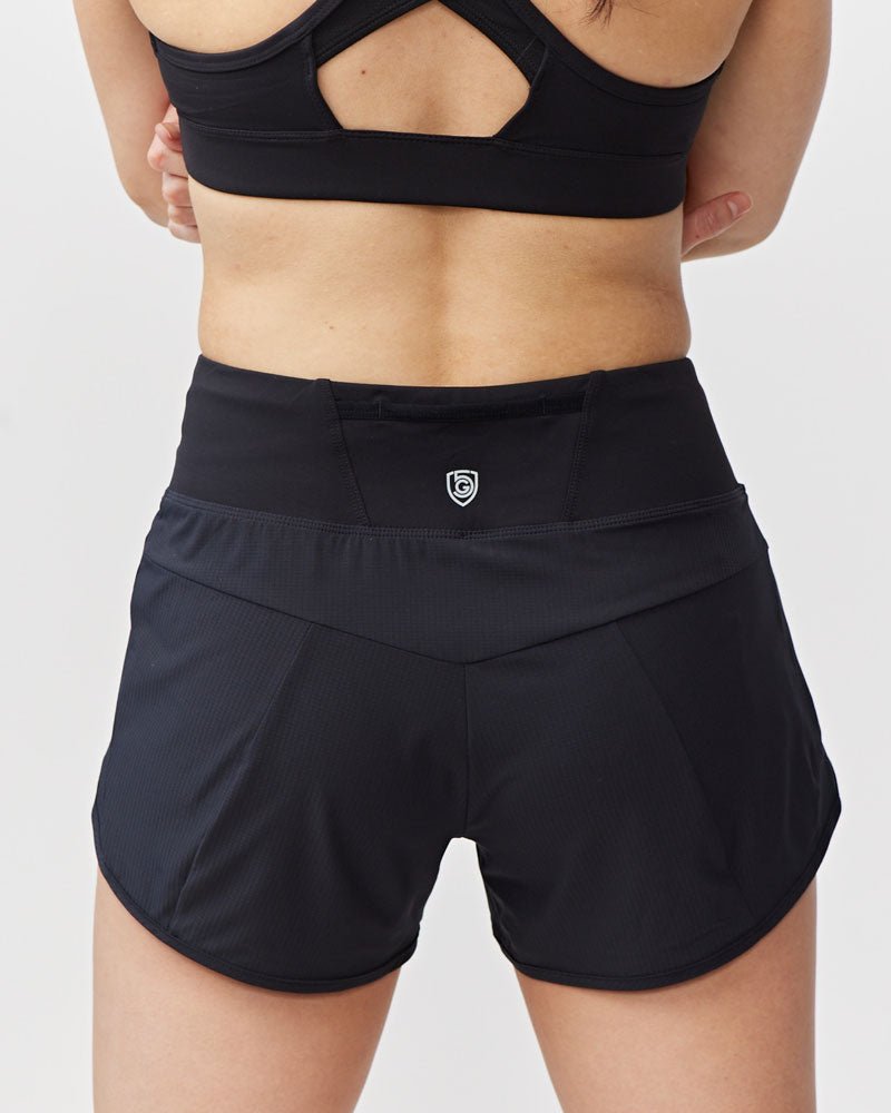 Sheva Women's High Rise Running Shorts - The Coin Has A Say