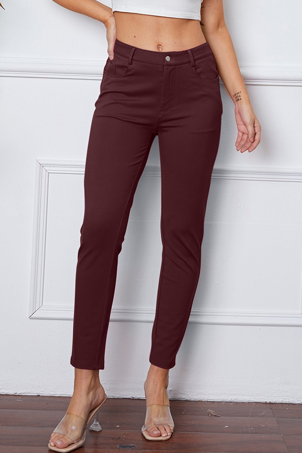 StretchyStitch Pants by Basic Bae - The Coin Has A Say