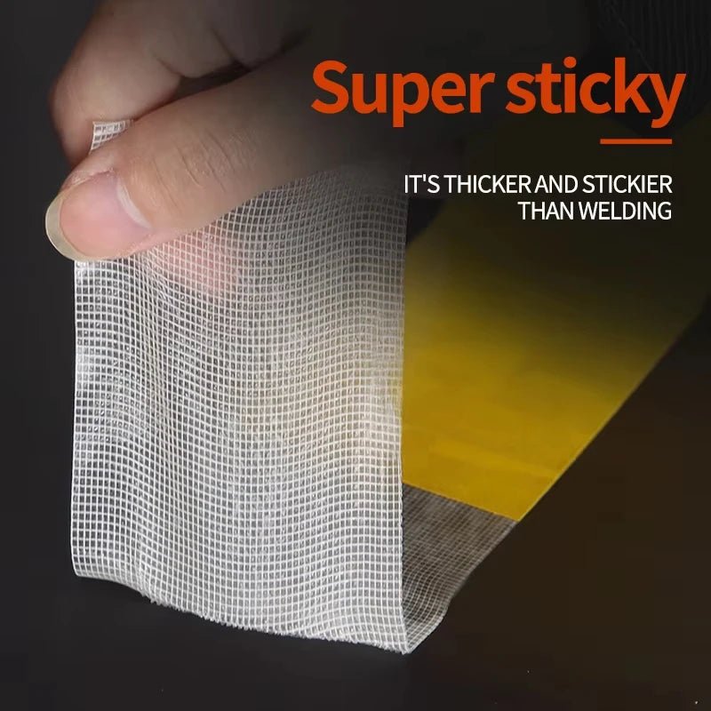 Super Thin Strong Fixation Double Sided Adhesive Tape Heavy Duty Translucent Mesh Waterproof Traceless Powerful Grid Carpet Tape - The Coin Has A Say
