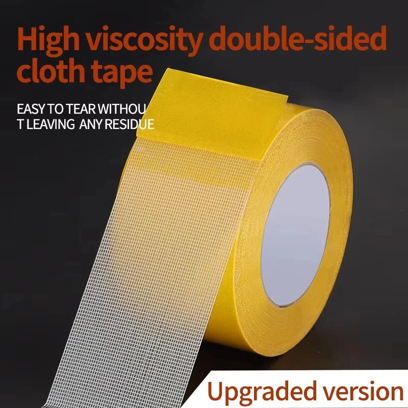 Super Thin Strong Fixation Double Sided Adhesive Tape Heavy Duty Translucent Mesh Waterproof Traceless Powerful Grid Carpet Tape - The Coin Has A Say