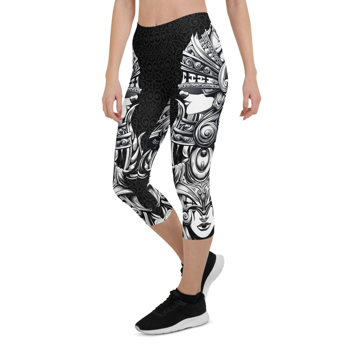 Valkyrie Capri Leggings for Women - The Coin Has A Say