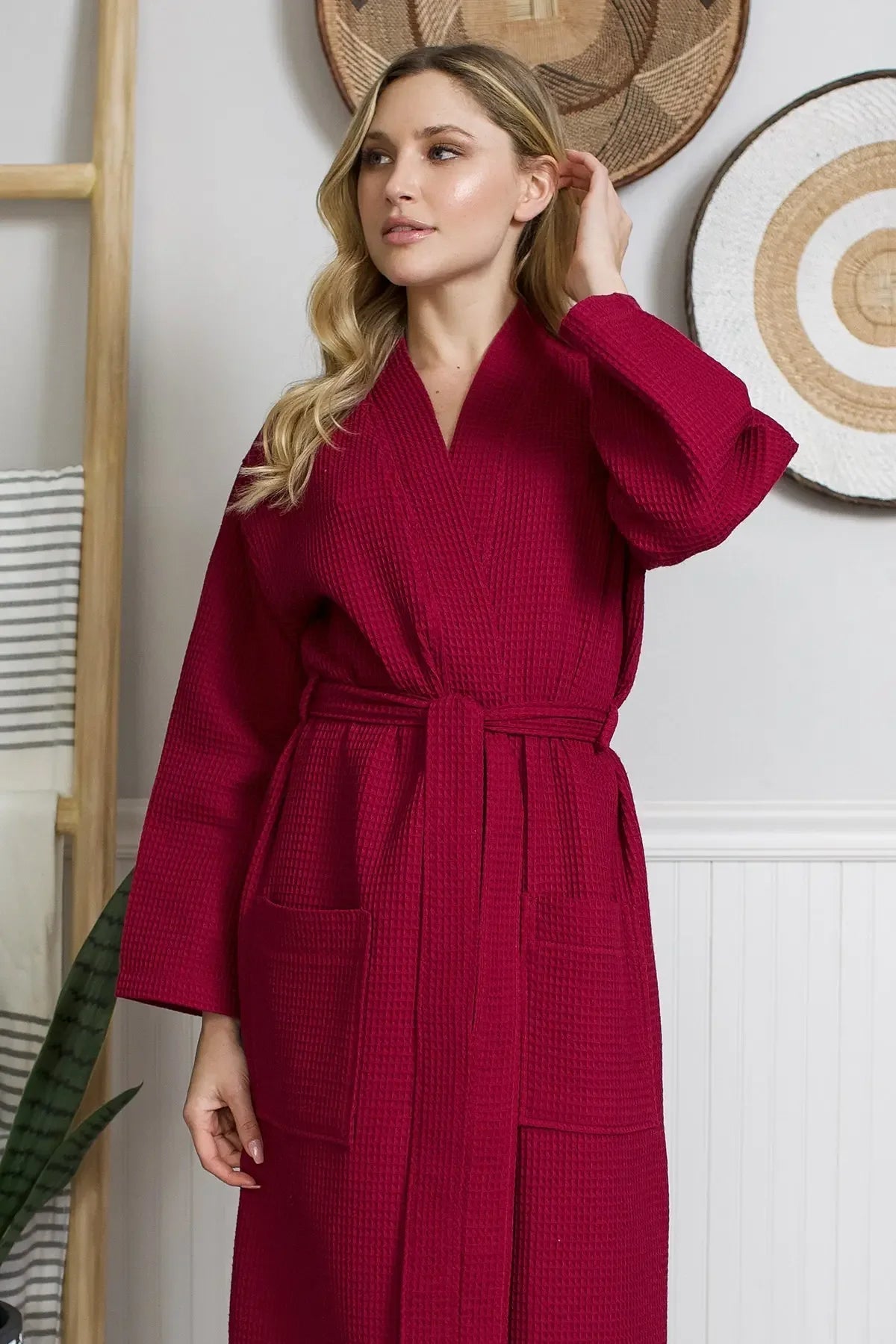 Waffle Robe Womens – Lightweight, Quick-Dry Spa Comfort - The Coin Has A Say