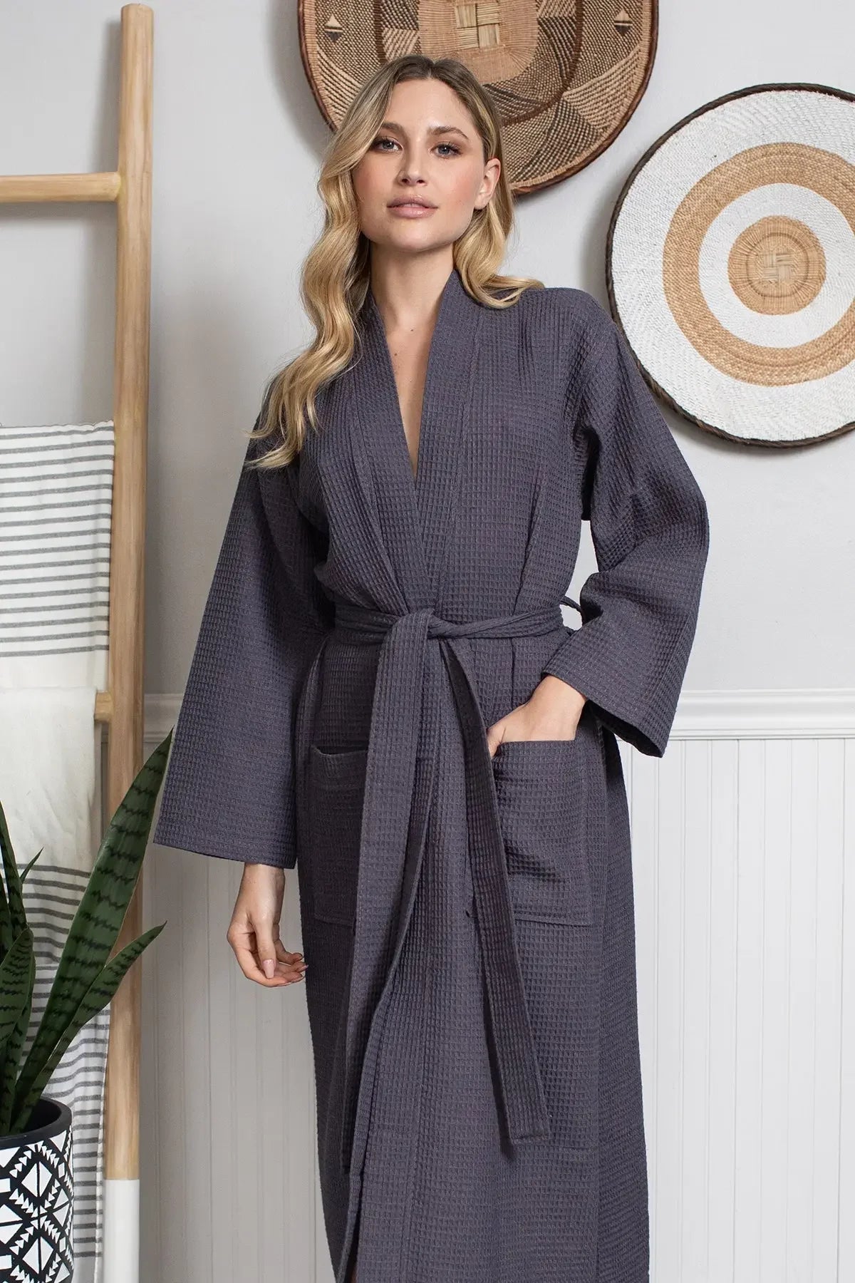 Waffle Robe Womens – Lightweight, Quick-Dry Spa Comfort - The Coin Has A Say