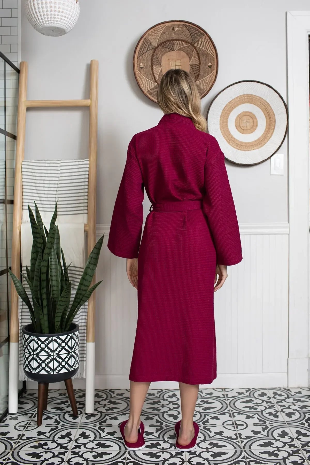 Waffle Robe Womens – Lightweight, Quick-Dry Spa Comfort - The Coin Has A Say
