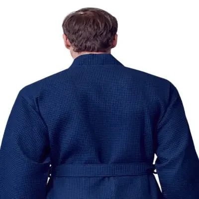 Waffle Spa Bathrobe for Men - Absorbent, Lightweight - The Coin Has A Say
