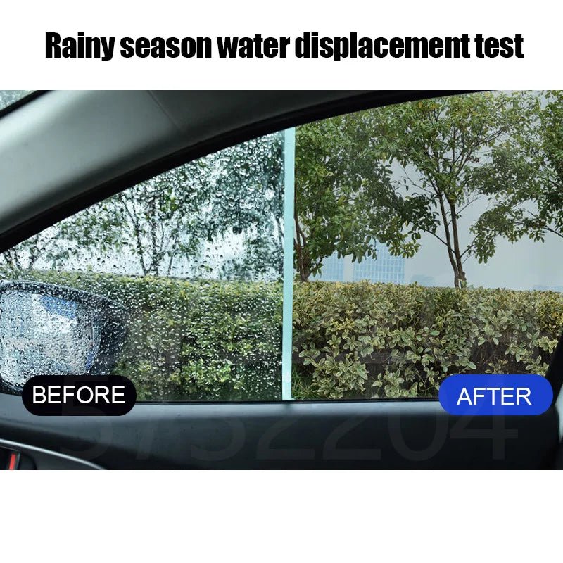 Water Repellent Spray Anti Rain Coating For Car Glass Hydrophobic Anti-rain Car Liquid Windshield Mirror Mask Auto Polish Kit - The Coin Has A Say