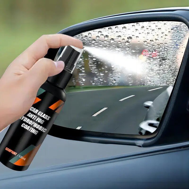 Water Repellent Spray Anti Rain Coating For Car Glass Hydrophobic Anti-rain Car Liquid Windshield Mirror Mask Auto Polish Kit - The Coin Has A Say