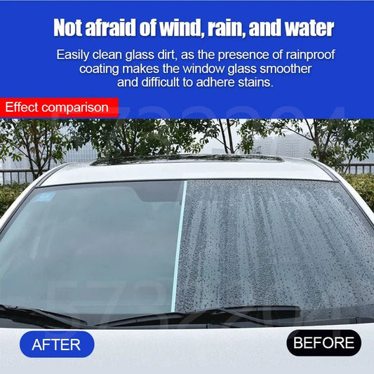 Water Repellent Spray Anti Rain Coating For Car Glass Hydrophobic Anti-rain Car Liquid Windshield Mirror Mask Auto Polish Kit - The Coin Has A Say