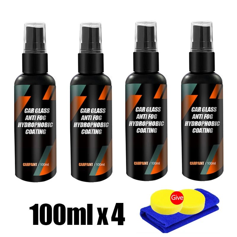 Water Repellent Spray Anti Rain Coating For Car Glass Hydrophobic Anti-rain Car Liquid Windshield Mirror Mask Auto Polish Kit - The Coin Has A Say