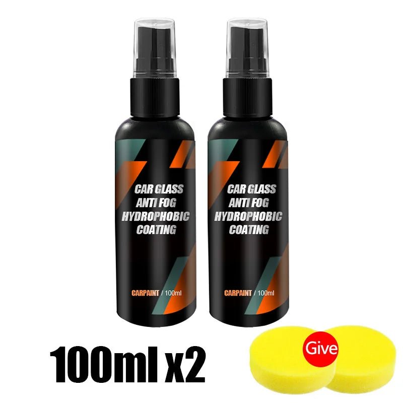 Water Repellent Spray Anti Rain Coating For Car Glass Hydrophobic Anti-rain Car Liquid Windshield Mirror Mask Auto Polish Kit - The Coin Has A Say