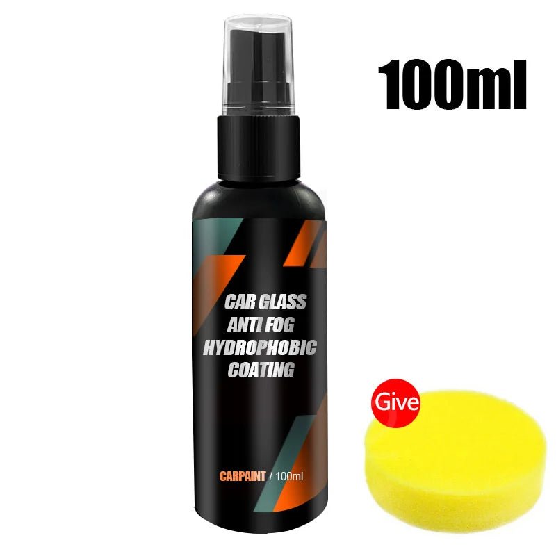 Water Repellent Spray Anti Rain Coating For Car Glass Hydrophobic Anti-rain Car Liquid Windshield Mirror Mask Auto Polish Kit - The Coin Has A Say