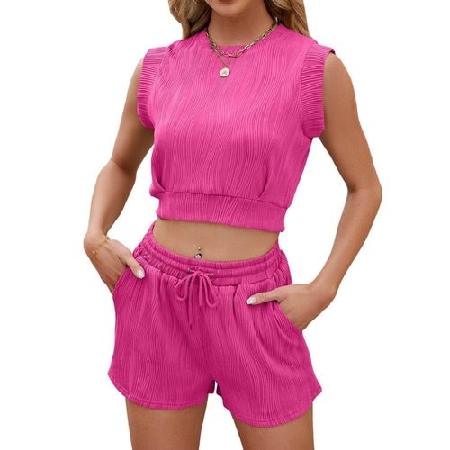 Wave Pattern Design Suit Set Women - The Coin Has A Say