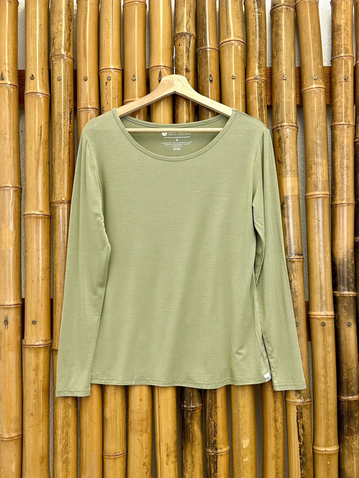 Women's Bamboo Lounge Long Sleeve T-Shirt - The Coin Has A Say