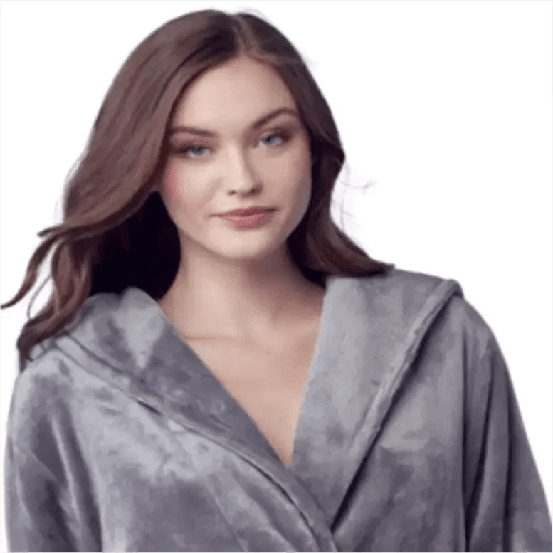 Women’s Plush Hooded Robe - Spa-Worthy Comfort at Home - The Coin Has A Say