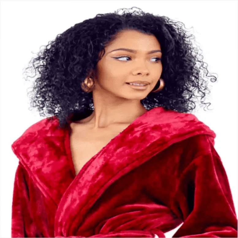 Women’s Plush Hooded Robe - Spa-Worthy Comfort at Home - The Coin Has A Say