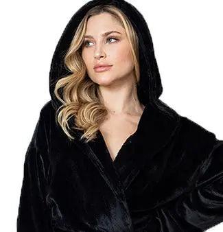 Women’s Plush Hooded Robe - Spa-Worthy Comfort at Home - The Coin Has A Say