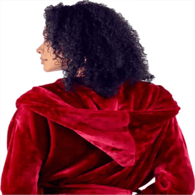 Women’s Plush Hooded Robe - Spa-Worthy Comfort at Home - The Coin Has A Say