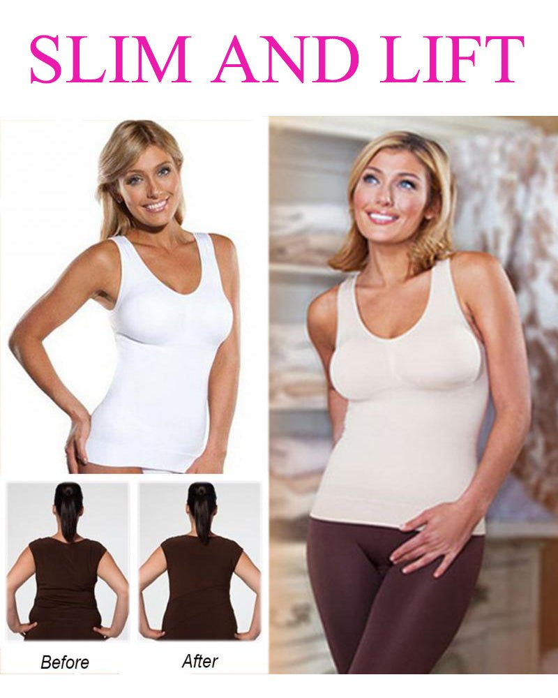 Women's Tummy Control Shape Wear Tank Tops S - The Coin Has A Say