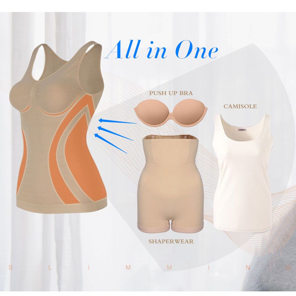 Women's Tummy Control Shape Wear Tank Tops XL - The Coin Has A Say