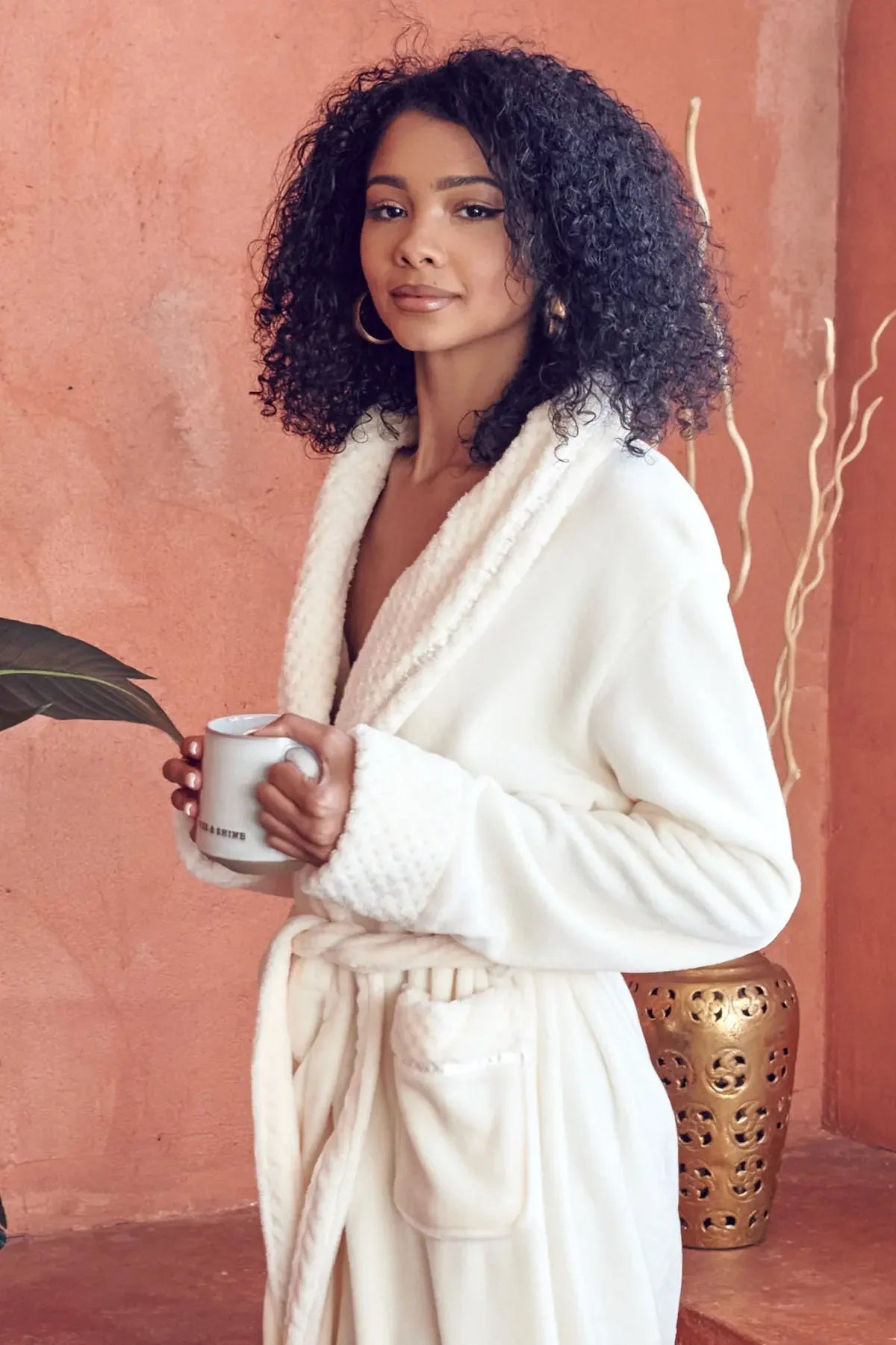 Women's Ultra Soft Plush Bathrobe - The Coin Has A Say