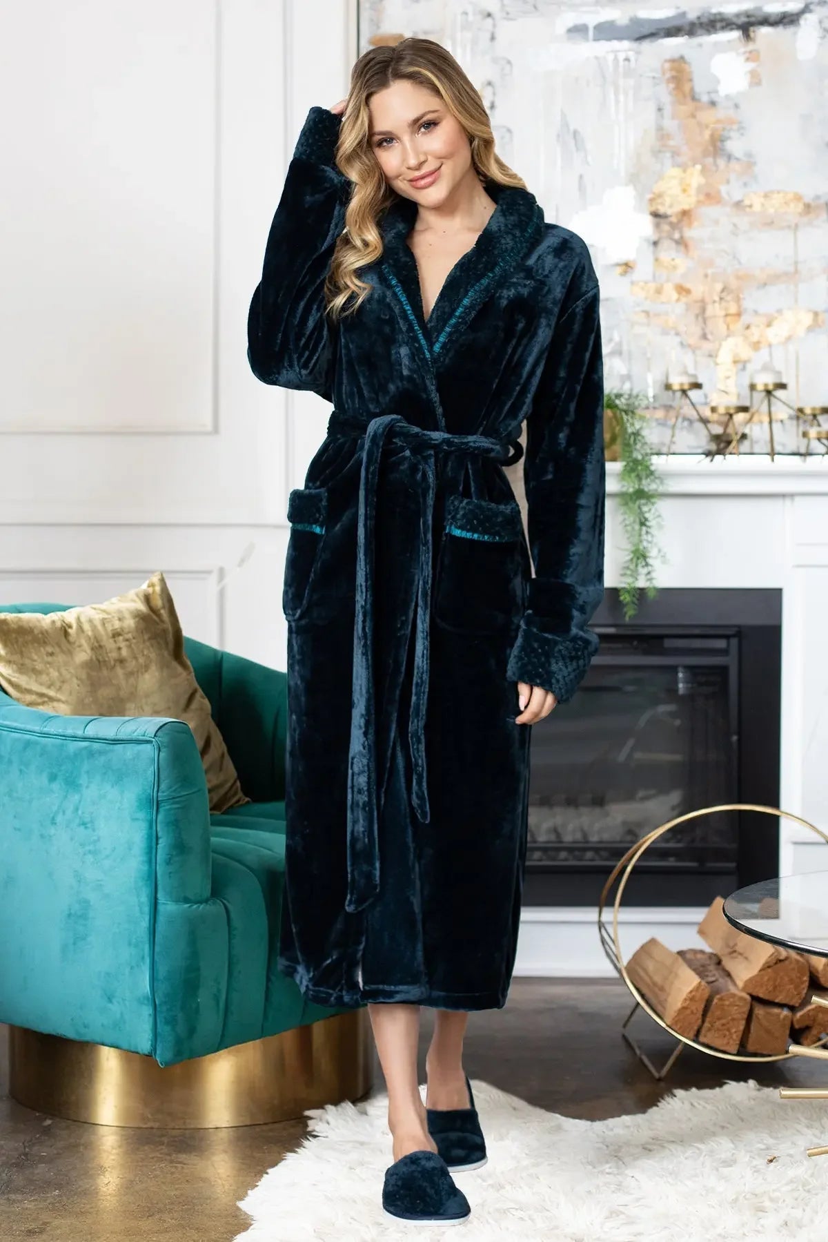 Women's Ultra Soft Plush Bathrobe - The Coin Has A Say