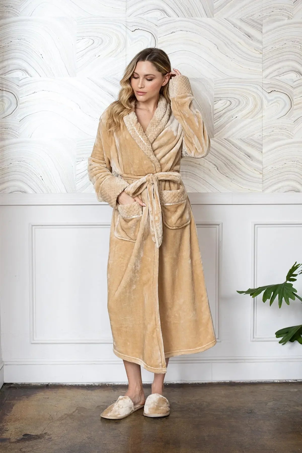 Women's Ultra Soft Plush Bathrobe - The Coin Has A Say