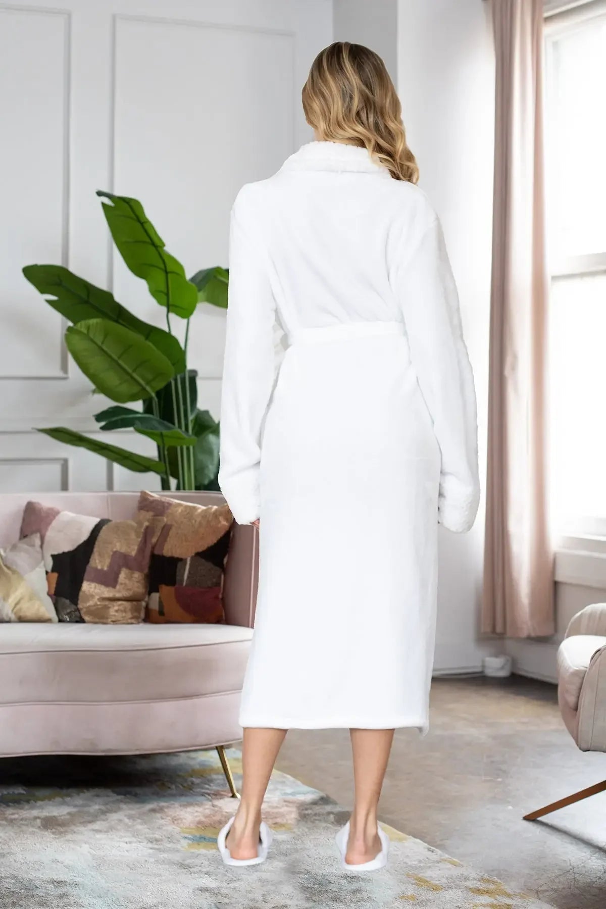 Women's Ultra Soft Plush Bathrobe - The Coin Has A Say