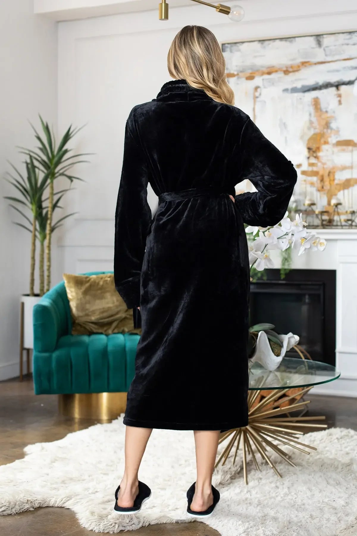 Women's Ultra Soft Plush Bathrobe - The Coin Has A Say