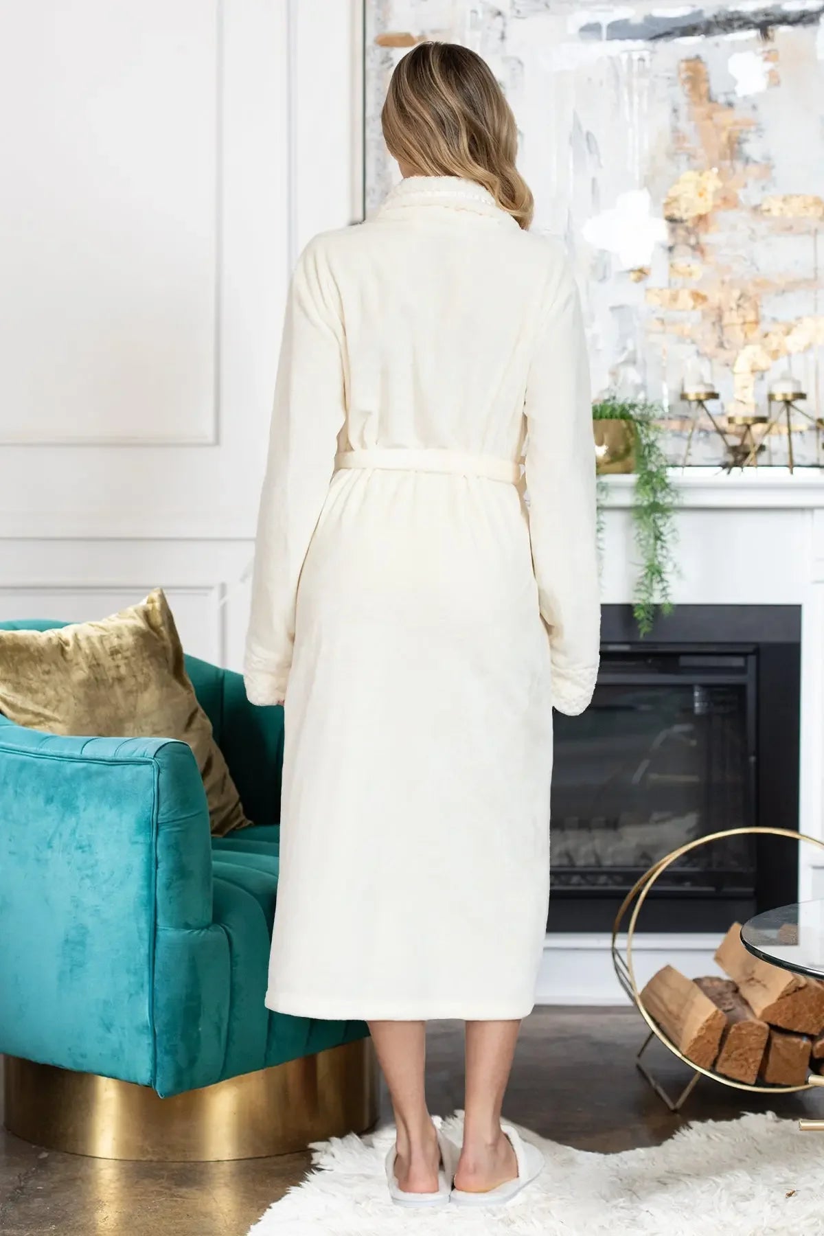 Women's Ultra Soft Plush Bathrobe - The Coin Has A Say