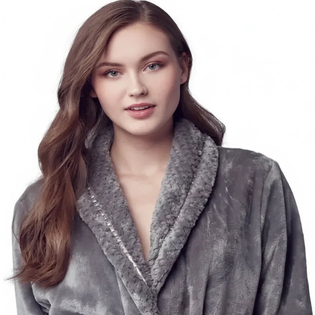 Women's Ultra Soft Plush Bathrobe - The Coin Has A Say