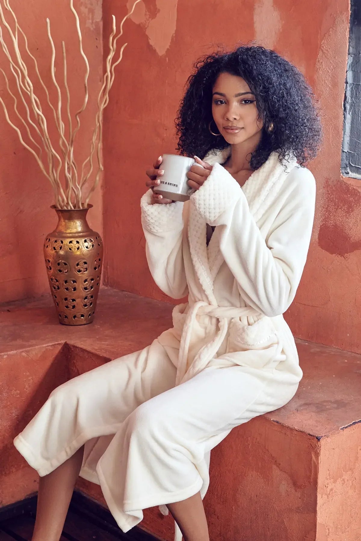 Women's Ultra Soft Plush Bathrobe - The Coin Has A Say